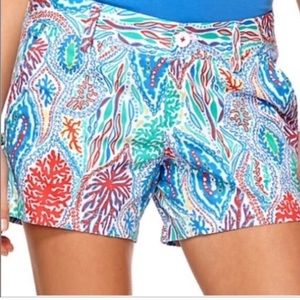 Lilly Pulitzer “The Callahan Short” in “Let Minnow” print